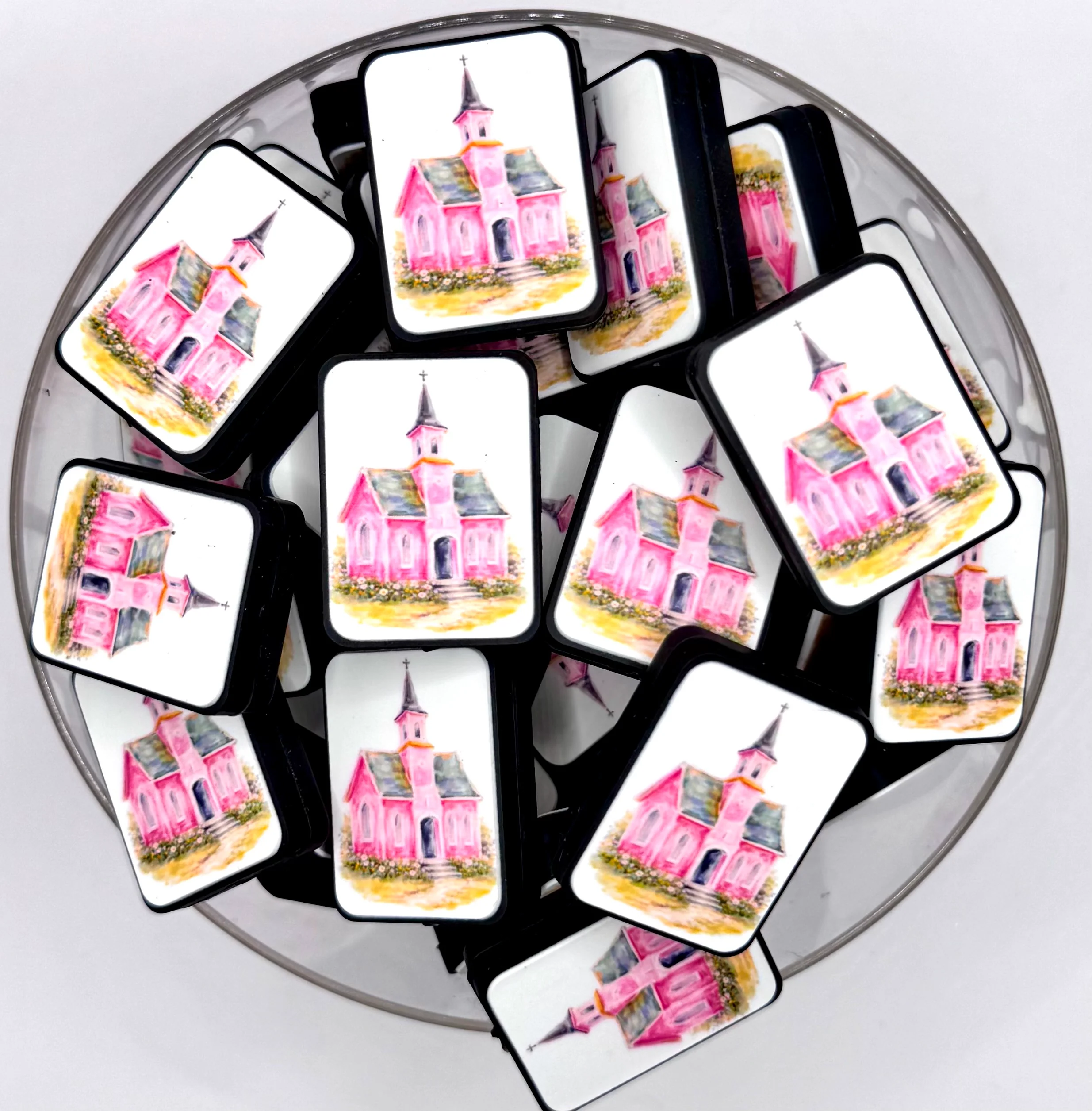 Religious Silicone Focal Beads